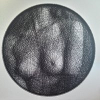 string Art Portrait - Custom Wandkunst Weiblicher Akt 01 string Art Portrait - Custom Wandkunst Weiblicher Akt 01 von DopeArtStudio