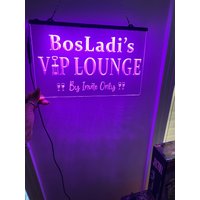 Vip Lounge Leucht-Led Neon Weinbar Schild Dekor von Dopeneons