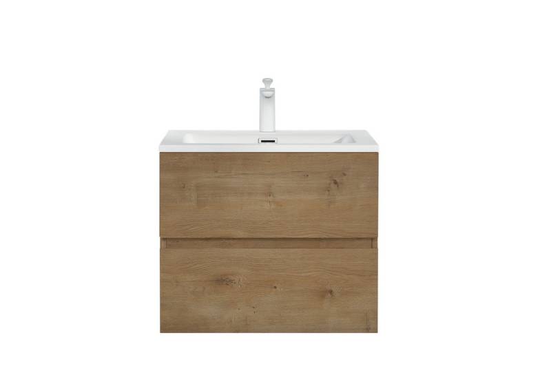 doporro Badmöbel-Set Badezimmermöbel Badezimmer Waschbecken Waschtisch Spiegel Aqualis von doporro