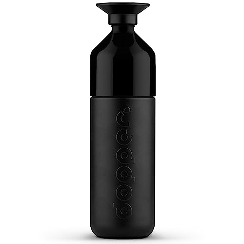 Dopper Insulated 1L Thermosflasche Blazing Black - Doppelwandig, auslaufsicher, hält 24h kalt/9h heiß - Edelstahl Trinkflasche - Thermobecher - Kaffeebecher - Wasser, Tee von Dopper