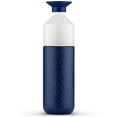 Dopper Insulated 1L Thermosflasche Breaker Blue - Doppelwandig, auslaufsicher, hält 24h kalt/9h heiß - Edelstahl Trinkflasche - Thermobecher - Kaffeebecher - Wasser, Tee von Dopper