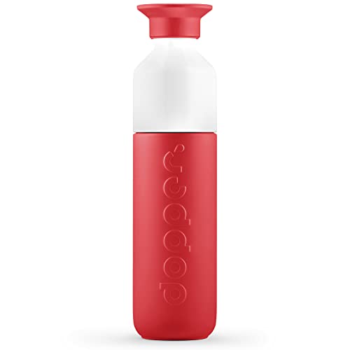 Dopper Insulated Deep Coral Thermosflasche 350ml - Doppelwandig, auslaufsicher, hält 24h kalt/9h heiß - Edelstahl Trinkflasche - Thermobecher - Kaffeebecher - Wasser, Tee von Dopper