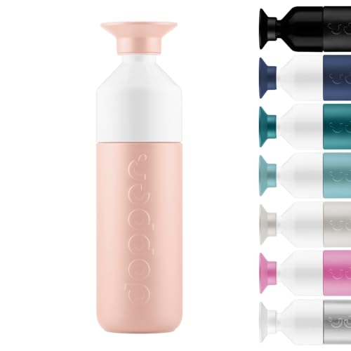 Dopper Insulated 580ml Thermosflasche Pebble Peach - Doppelwandig, auslaufsicher, hält 24h kalt/9h heiß - Edelstahl Trinkflasche - Thermobecher - Kaffeebecher - Wasser, Tee Dopper Insulated 580ml Thermosflasche Pebble Peach - Doppelwandig, auslaufsicher, hält 24h kalt/9h heiß - Edelstahl Trinkflasche - Thermobecher - Kaffeebecher - Wasser, Tee von Dopper