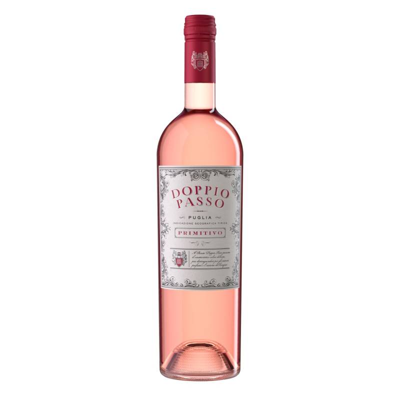 Doppio Passo Rosé Rosato Primitivo halbtrocken Italien 1 x 0,75 L von Doppio Passo