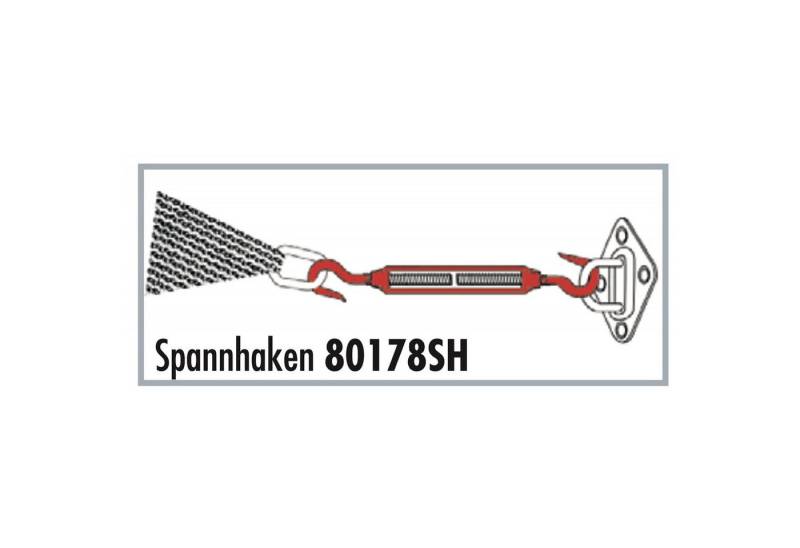 doppler® Sonnenschirm Doppler Spannhaken Spann-Anker für Sonnensegel Zubehör Befestigung von doppler®