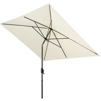 Doppler - Basic Lift Neo 250 x 200 cm Sonnenschirm 4 Farben Mittelmastschirm 485444 820 Natur von Doppler