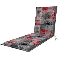 DOPPLER Gartenmöbelauflage »Spot«, BxL: 60 x 195 cm, Polyester - rot von Doppler