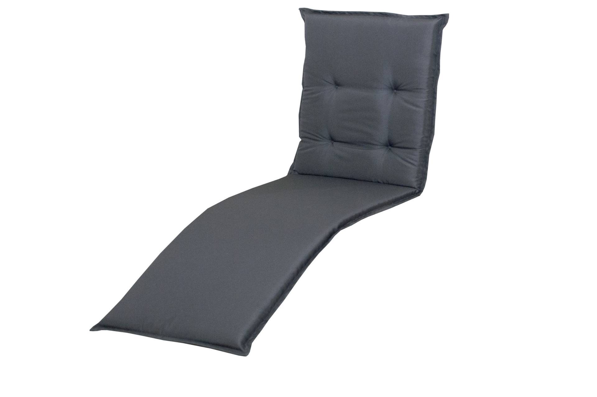 DOPPLER Relax Comfort Relaxsesselauflage, anthrazit, Polyester, 175 x 50 x 7 cm, inklusive Befestigungsbänder von Doppler
