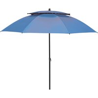 derby® Sonnenschirm »Windprofi«, Ø x H: 200 x 207 cm, abknickbar - blau von derby®