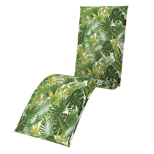 Doppler Auflage Relax-Liege Living Palmen I Gartenliege-Polster 170x48x6cm aus Baumwolle & Polyester I Liegestuhl-Auflage weich & bequem I Liegenauflage zum Festbinden an Sessel Doppler Auflage Relax-Liege Living Palmen I Gartenliege-Polster 170x48x6cm aus Baumwolle & Polyester I Liegestuhl-Auflage weich & bequem I Liegenauflage zum Festbinden an Sessel von Doppler