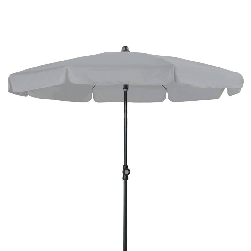 Doppler Balkonschirm Sun Line Neo Ø 200 cm Hellgrau mit Handöffner von Doppler