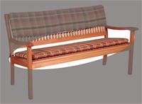 Doppler Bankauflage braun kariert I Sitz-Auflage 150x45x6cm für 3-er Bank I Polsterauflage aus Baumwolle & Polyester I Sitzbankauflage weich & bequem I Sitzkissen zum Festbinden an Sitzbank Doppler Bankauflage braun kariert I Sitz-Auflage 150x45x6cm für 3-er Bank I Polsterauflage aus Baumwolle & Polyester I Sitzbankauflage weich & bequem I Sitzkissen zum Festbinden an Sitzbank von Doppler