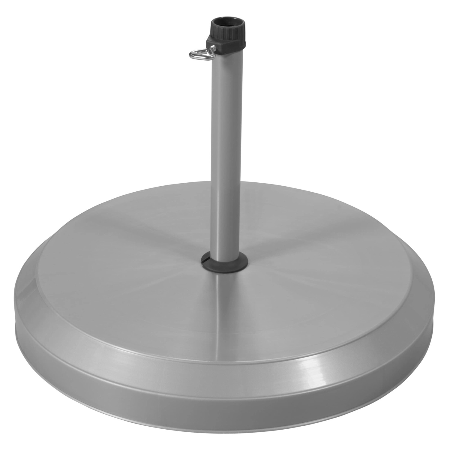 Doppler Betonsockel mit Kunststoff-Abdeckung 20 kg silber für Rohr 19-25mm von Doppler