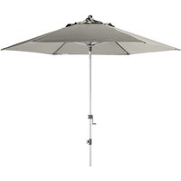 Doppler Expert Auto Tilt ø 320 cm Sonnenschirm 6 Farbvarianten Mittelmastschirm 434441 827 Hellgrau von Doppler