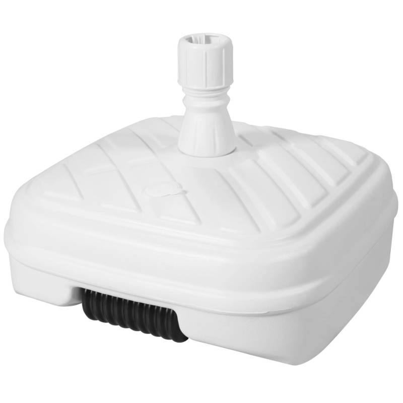 Doppler Füll-Sockel HDPE Weiß mit Rolle 48 l für Rohr 33 - 48 mm von Doppler