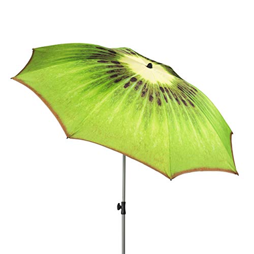 Doppler GS Basic 200 - Sonnenschirm für Balkon oder Garten - Regenabweisend - Knickbar - ca. 200 cm - Kiwi von Doppler