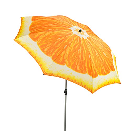 Doppler GS Basic 200 - Sonnenschirm für Balkon oder Garten - Regenabweisend - Knickbar - ca. 200 cm - Orange von Doppler