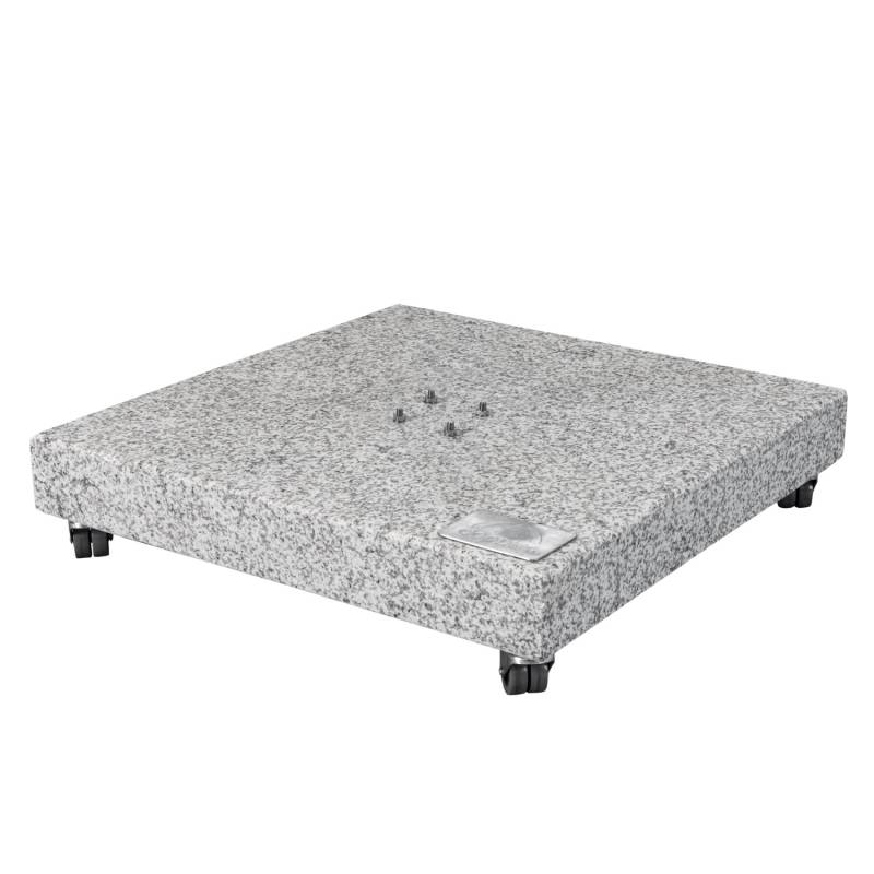 Doppler Granitplatte 80 x 80 x 140 cm für Pendelschirme rollbar von Doppler