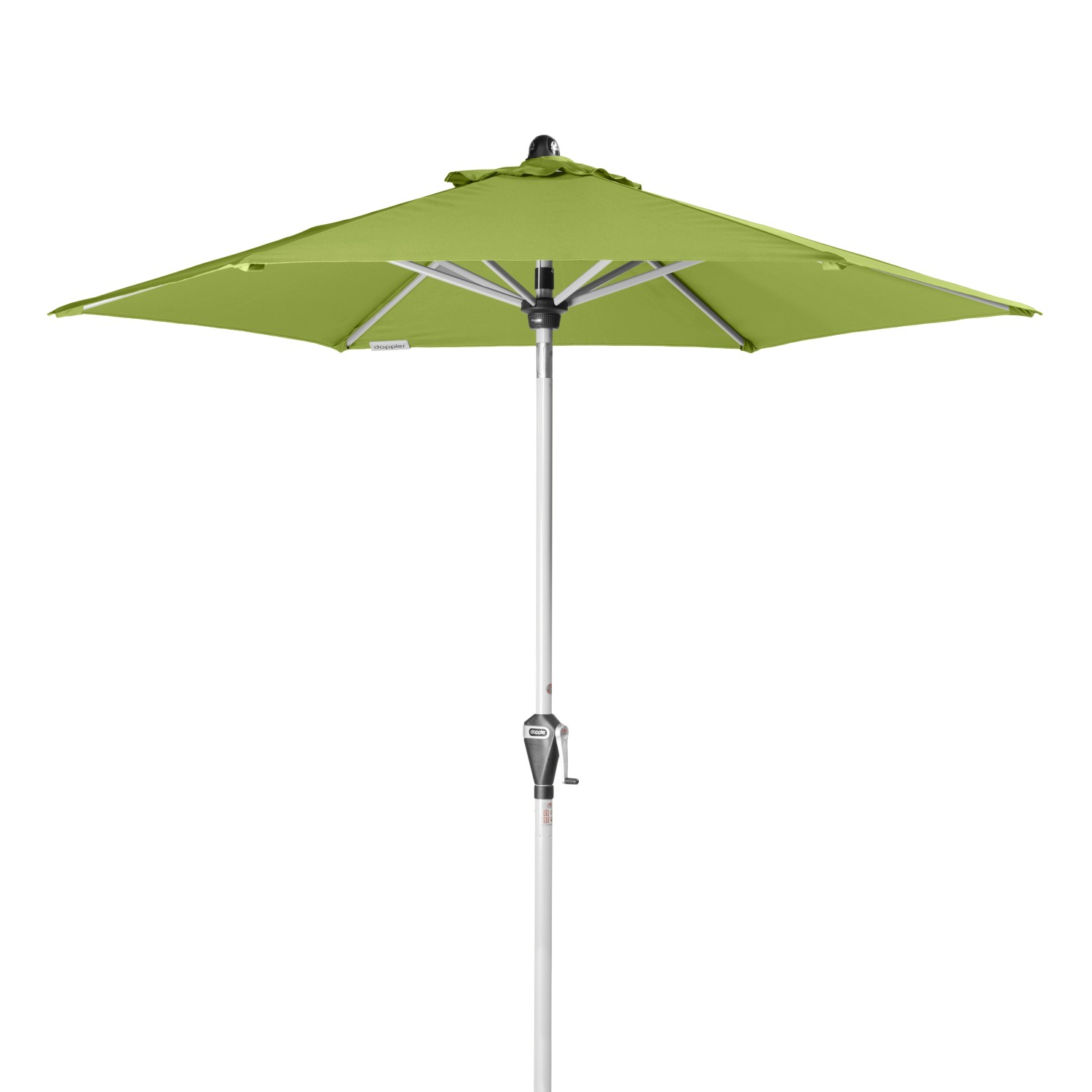 Doppler Marktschirm Active Ø 210 cm Fresh Green mit Kurbelmechanik von Doppler