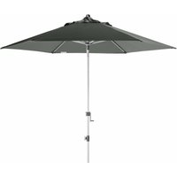 Doppler Sonnenschirm/ Kurbelschirm "Expert 280 Auto Tilt" 280 cm, Ø 280 cm, anthrazit, Bezug aus 100% Polyester, Gestell aus Aluminium, 7,1 kg von Doppler