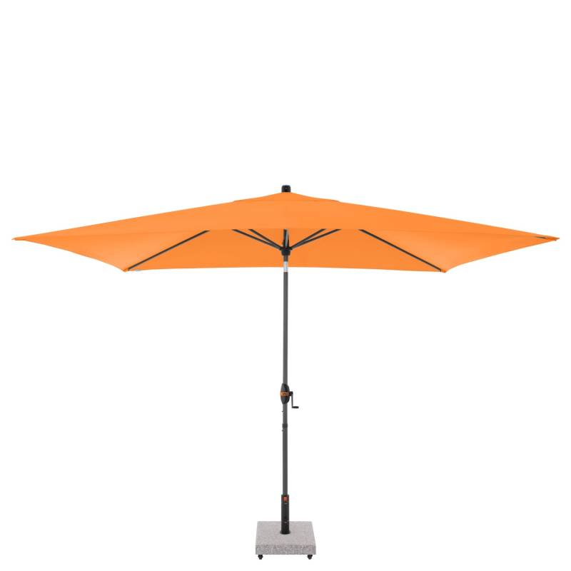 Doppler Mittelmastschirm myZone Auto Tilt ca. 300 cm x 200 cm Orange 6-teilig von Doppler