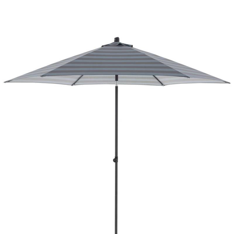 Doppler Marktschirm MyZone Blau-Grau mit Knickfunktion von Doppler