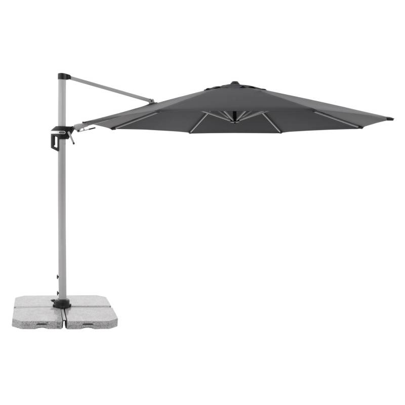 Doppler Ampelschirm Active Ø 372 cm Anthrazit mit Dreh- & Neigungsfunktion von Doppler