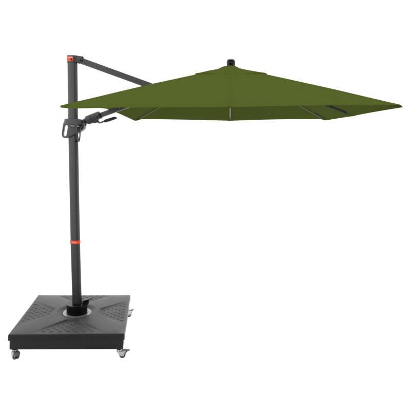 Doppler Ampelschirm MyZone 210 cmx 210 cm Kiwi mit Kurbelmechanik von Doppler