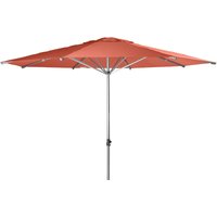 Sonnenschirm/ Großschirm Alu Expert Teleskop ø 4,00 m, terracotta, ohne Volant, Bezug aus 100% Polyester, Gestell aus Aluminium, 17,1 kg - Doppler von Doppler