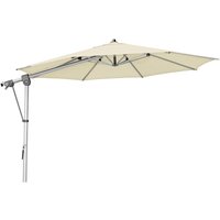 Sonnenschirm / Ampelschirm Expert 350 Pendel ø 3,50 m, natur, Bezug aus 100% Polyester, Gestell aus Aluminium, 18,1 kg - Doppler von Doppler