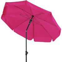 Doppler - Sonnenschirm Sunline iii 150 mit Höhenverstellung, ø 150 cm, fuchsia, Bezug 100% Polyester ca. 160 g/m², Gestell aus Stahl, 9,4 kg von Doppler