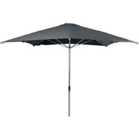 Sonnenschirm/ Großschirm Alu Expert Teleskop 300 x 300 cm, anthrazit, ohne Volant, Bezug aus 100% Polyester, Gestell aus Aluminium, 18,1 kg - Doppler von Doppler