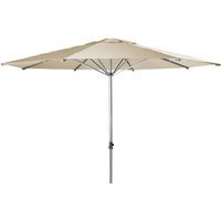 Sonnenschirm/ Großschirm 'Alu Expert Teleskop' ø 4,00 m, natur, ohne Volant, Bezug aus 100% Polyester, Gestell aus Aluminium, 17,1 kg Sonnenschirm / von Doppler