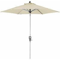 Sonnenschirm/ Kurbelschirm Active Auto Tilt 210 mit Höhenverstellung, 210 cm, natur, Bezug aus 100% Polyester, Stock aus Aluminium, Streben aus von Doppler