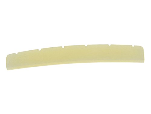 Dopro Gebogene 42 mm ungebleichte reine Knochensattel für Gitarre / Tele, 42 x 3,2 mm Dopro Gebogene 42 mm ungebleichte reine Knochensattel für Gitarre / Tele, 42 x 3,2 mm von Dopro