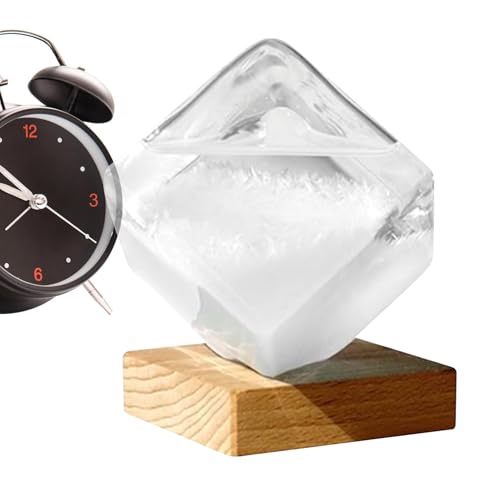 Dopsyesn Sturmglas-Wettervorhersage - Großes Würfel-Sturmglas - Praktisches Flüssigkeitsbarometer, exquisites Wetterbarometer für den Schreibtisch, Geburtstagsgeschenk, Weihnachten Dopsyesn Sturmglas-Wettervorhersage - Großes Würfel-Sturmglas - Praktisches Flüssigkeitsbarometer, exquisites Wetterbarometer für den Schreibtisch, Geburtstagsgeschenk, Weihnachten von Dopsyesn