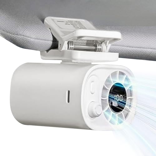 Dopsyesn Tragbarer Klemmventilator | Wiederaufladbarer Klemmventilator Tragbar | USB-Aufladbare Kühlung Mit LED-Anzeige Für Draußen Unterwegs Zuhause Dopsyesn Tragbarer Klemmventilator | Wiederaufladbarer Klemmventilator Tragbar | USB-Aufladbare Kühlung Mit LED-Anzeige Für Draußen Unterwegs Zuhause von Dopsyesn