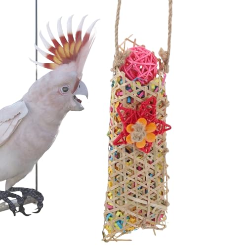 Dopsyesn Vogelspielzeug Für Sittiche - Papier Futtersuchspielzeug für Sittiche | Bunte Seil Sitzstange Schaukel Hängematte Käfigzubehör Für Wellensittiche Nymphensittiche Dopsyesn Vogelspielzeug Für Sittiche - Papier Futtersuchspielzeug für Sittiche | Bunte Seil Sitzstange Schaukel Hängematte Käfigzubehör Für Wellensittiche Nymphensittiche von Dopsyesn