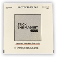 Displate Protective Leaf Original Ersatz Schutzblatt Schutzfolie Für Magnet Halterungen Metall Bilder - Zugehör Klebefolie Weiß Neu von Doption
