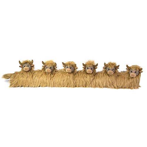 Dora Designs Angus Highland Cow Zugluftstopper – Traditionelle Reihe von Dora Designs
