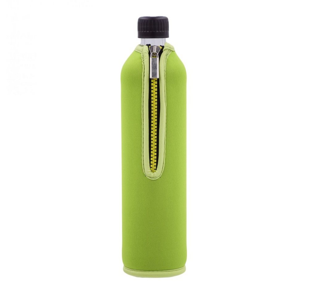 Dora's Trinkflasche Glasflasche mit Neoprenbezug grün 500 ml, 500 ml von Dora's