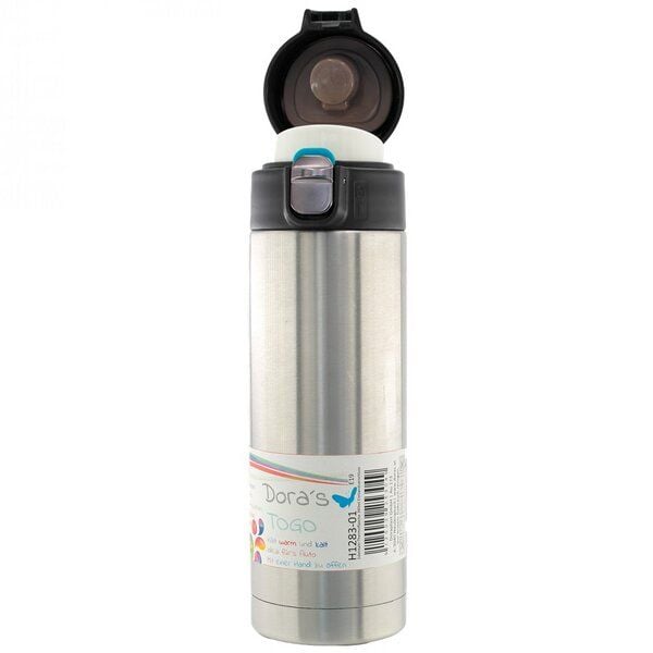 Dora's Thermobecher 360ml Edelstahl mit Einhandverschluss von Dora's