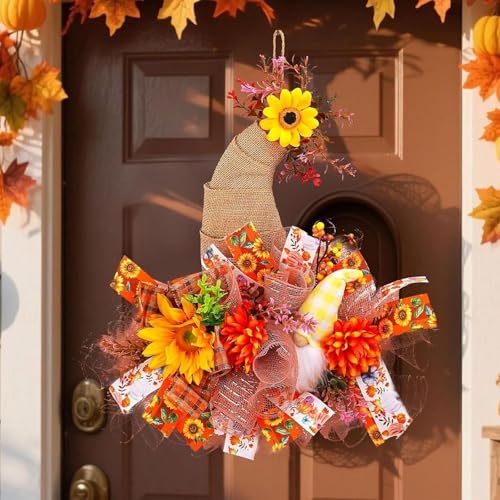 Herbstkranz HaustüR TüRkranz Herbst 45×40cm, Deko Herbst Türkranz Für Innen Außen, Künstlich Tür Kranz Herbstdeko Kunstkranz Für Türdeko, Sonnenblume Wichtel Fenster Dekoration Hängend (1pc) Herbstkranz HaustüR TüRkranz Herbst 45×40cm, Deko Herbst Türkranz Für Innen Außen, Künstlich Tür Kranz Herbstdeko Kunstkranz Für Türdeko, Sonnenblume Wichtel Fenster Dekoration Hängend (1pc) von Doramier