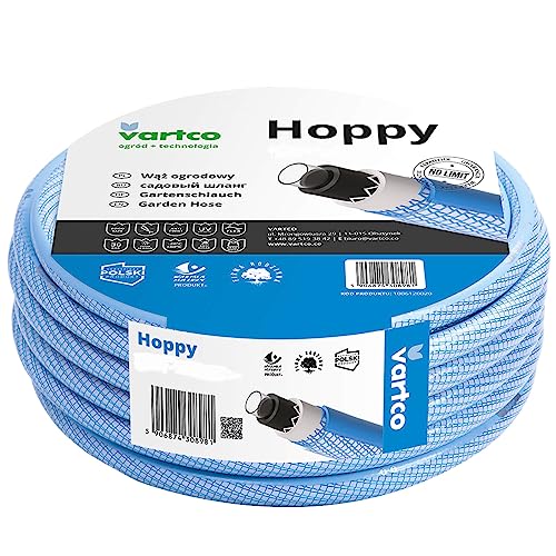 1/2 Zoll Wasserschlauch Professional Ultra Hoppy Grau Blau Gartenschlauch 30 BAR UV Stabil -20°C - +60°C Trinkwasser geeignet Formstabil 30 BAR Grau/Blau (50 Meter) von Doratex