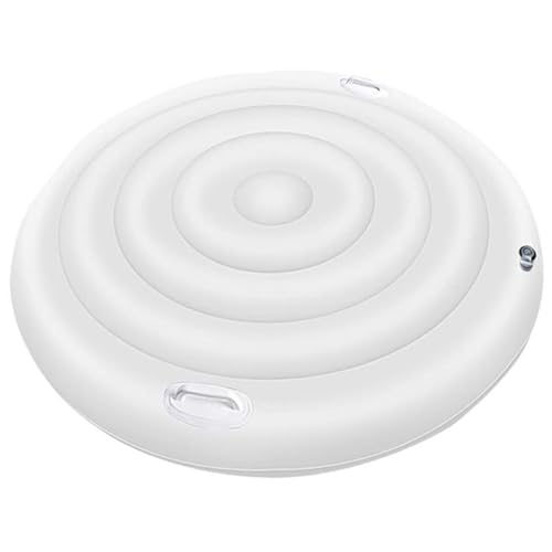 Aufblasbare Whirlpool-Abdeckung mit Griff, runde Whirlpool-Ummantelung, schnelles Aufblasen und Entleeren, Wind- und regendicht, isolierter Spa-Abdeckungsdeckel, 65-Zoll-Abdeckung, Whir von Dorccsi