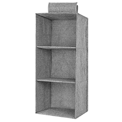 Dorccsi Hängendes Garderobenregal Stil 2 3 Ablagen Schrank Organizer Schwerlast Vliesstoff Wandhalterung Hängend von Dorccsi