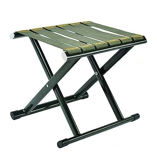 Dorccsi Klapperhalter Campinghocker Tragbarer Klapphocker Kleiner Campingstuhl 200 kg Ladungskapazität Leichter Stahlfaltungshocker für Camping -Fischerei -Picknickreisen und Wanderfischerhocker von Dorccsi