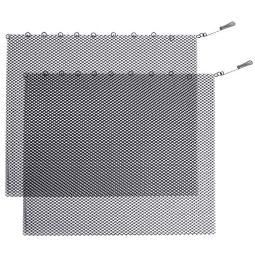 Kaminschutz Mit Griffen Kaminschutzgitter Kaminvorhang 1 Paar Funkenschutz Kamingitter Vorhang Rost Hitzebeständig Für Zuhause Kaminschutz 24 X 18 Zoll von Dorccsi