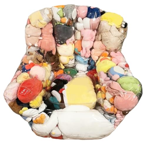 Sitzsack, Aufbewahrung für Stofftiere, wasserdicht, PVC, durchsichtig, Sitzsack mit Reißverschluss, befüllbar für Kinder, Kleinkindsessel zum Organisieren von Kinderzimmern, Aufbewahrung von Bade Sitzsack, Aufbewahrung für Stofftiere, wasserdicht, PVC, durchsichtig, Sitzsack mit Reißverschluss, befüllbar für Kinder, Kleinkindsessel zum Organisieren von Kinderzimmern, Aufbewahrung von Bade von Dorccsi