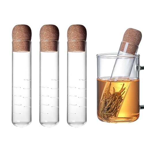 Tee-Ei Aus Glas 3 Stück Wiederverwendbarer Tee-diffusor Aus Glas Mit Kork 155 cm Lang Filter Für Losen Tee Trinkgeschirr Für Tassen Tassen Und Teekannen Tee-Ei Für Losen Tee Tee-Ei Aus Glas 3 Stück Wiederverwendbarer Tee-diffusor Aus Glas Mit Kork 155 cm Lang Filter Für Losen Tee Trinkgeschirr Für Tassen Tassen Und Teekannen Tee-Ei Für Losen Tee von Dorccsi